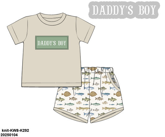 Go Fish Boy short set