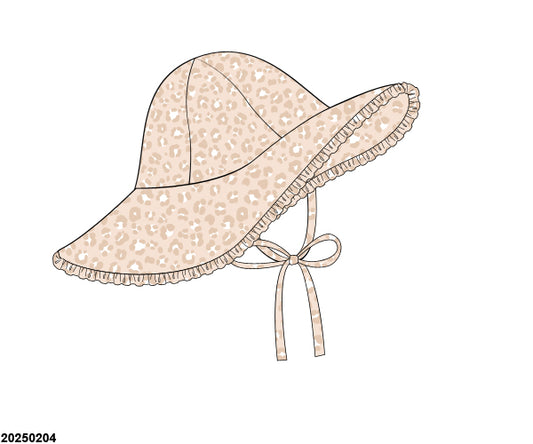 Neutral Leopard Sun Hat