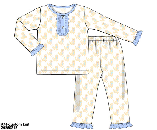 BLUE GOLDEN PJS