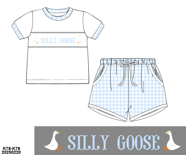 Silly Goose Boy short set