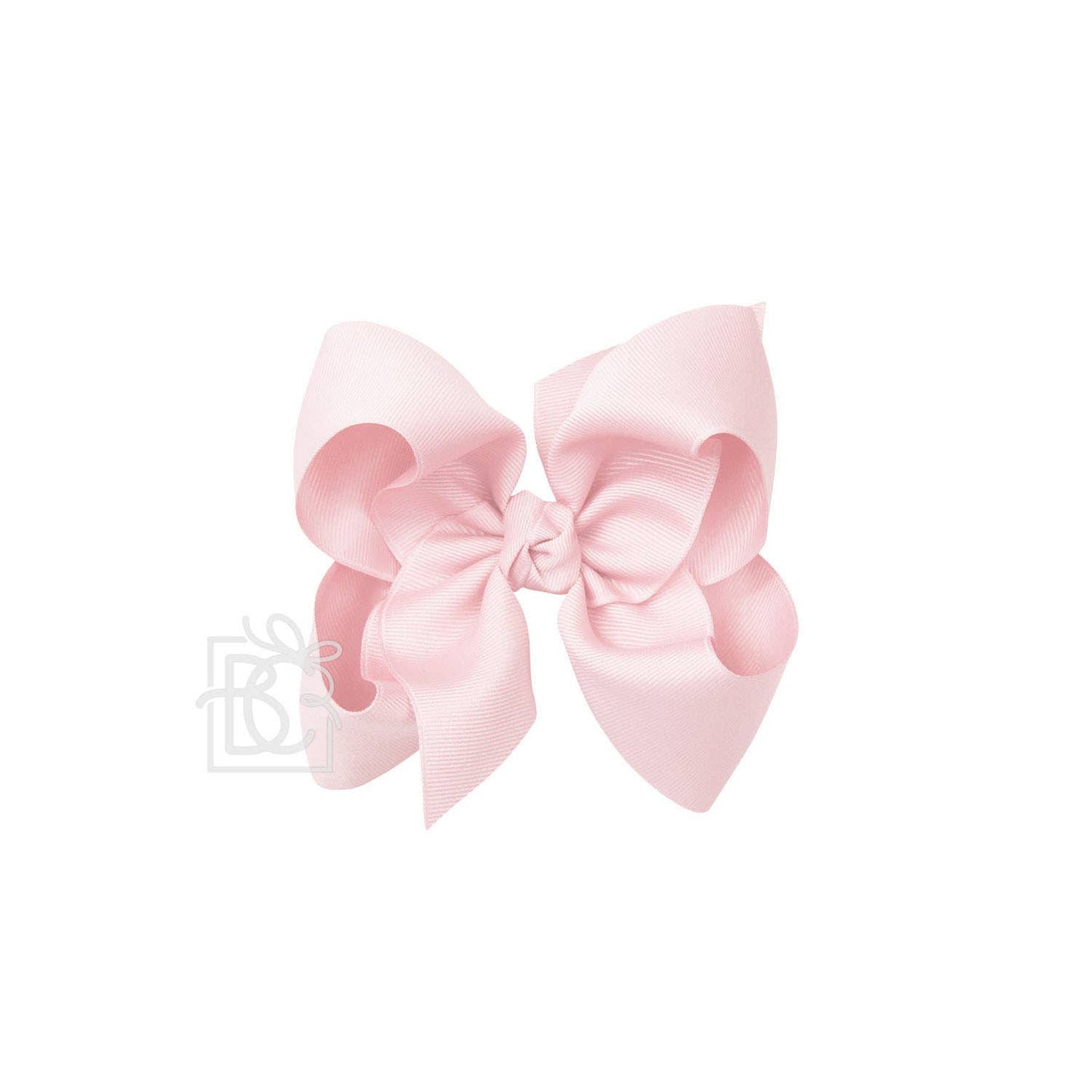 SIGNATURE GROSGRAIN BOW ON CLIP: 4.5" Large - 1.5" Ribbon on Alligator Clip / LT. ORCHID