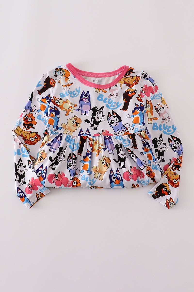 Character print bamboo dress