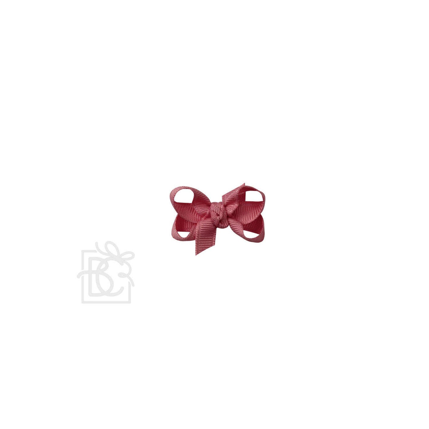 SIGNATURE GROSGRAIN BOW ON CLIP: 4.5" Large - 1.5" Ribbon on Alligator Clip / RED